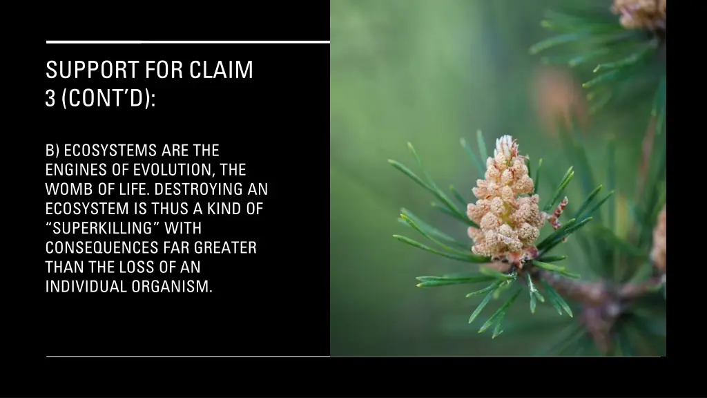 support for claim 3 cont d 1