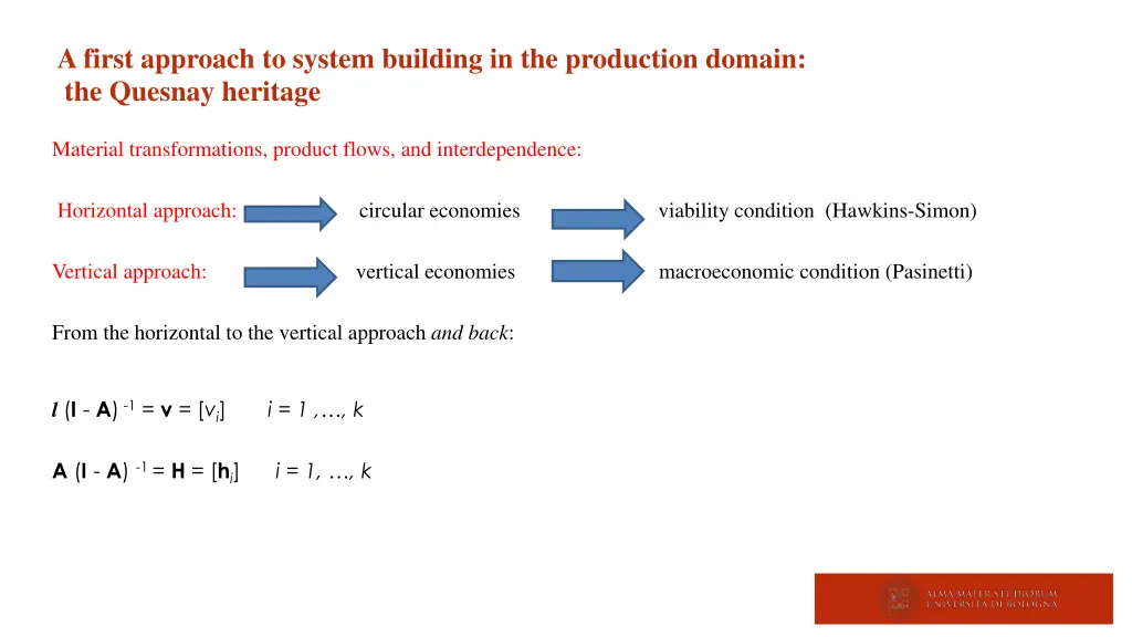 a first approach to system building