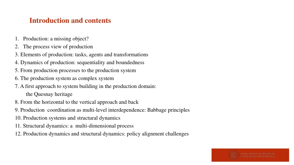 introduction and contents