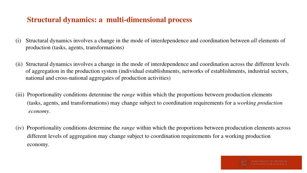 structural dynamics a multi dimensional process