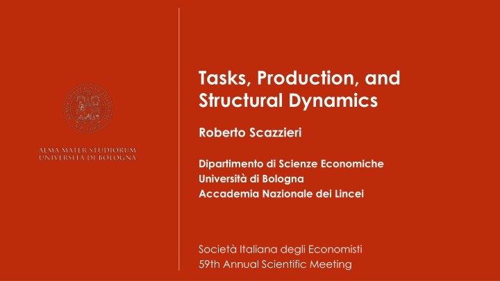tasks production and structural dynamics