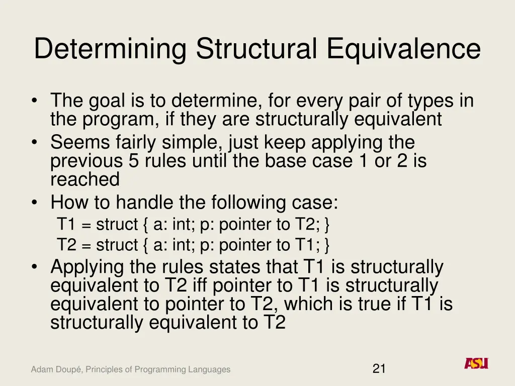 determining structural equivalence