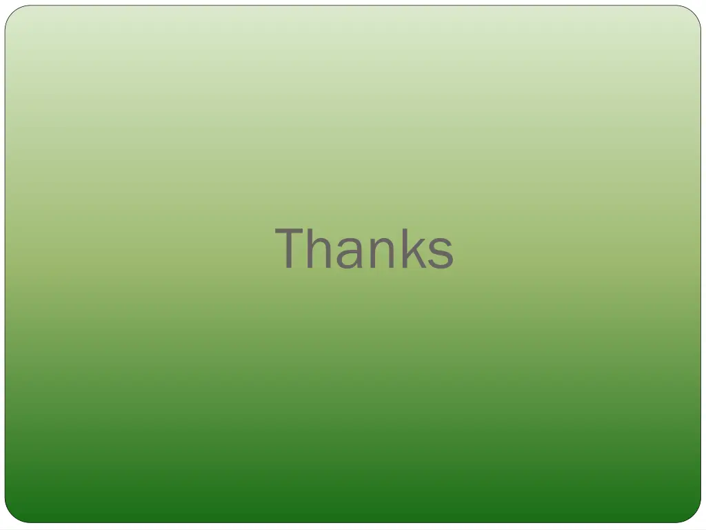 thanks