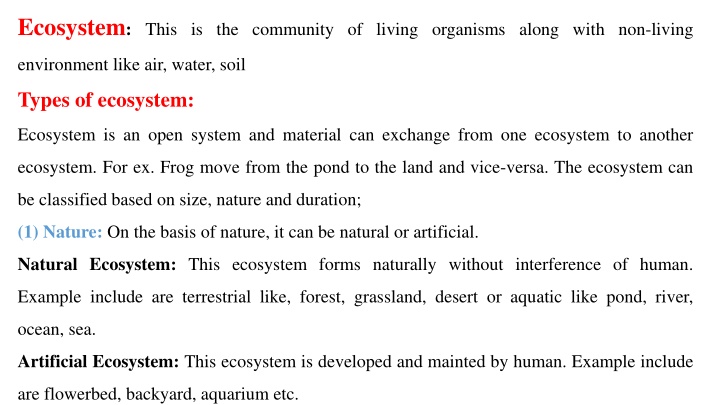 ecosystem this is the community of living