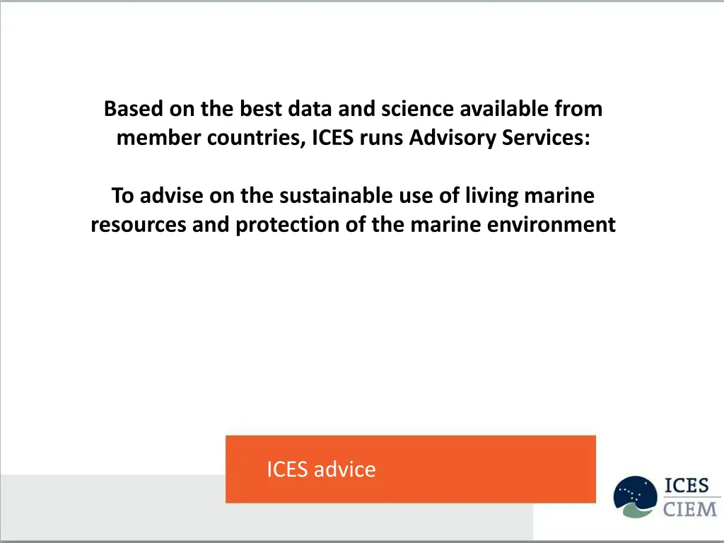 based on the best data and science available from