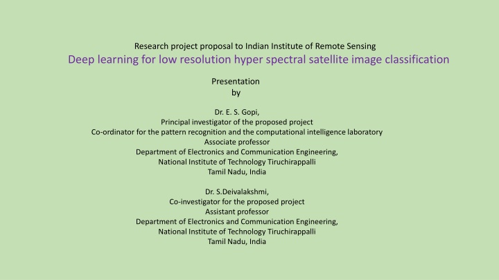 research project proposal to indian institute