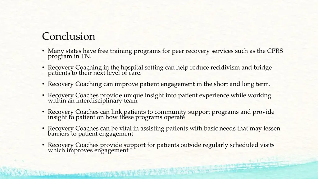conclusion