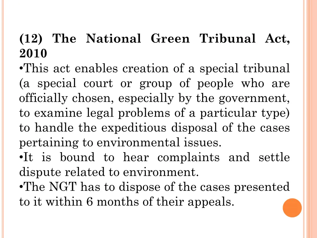 12 the national green tribunal act 2010 this