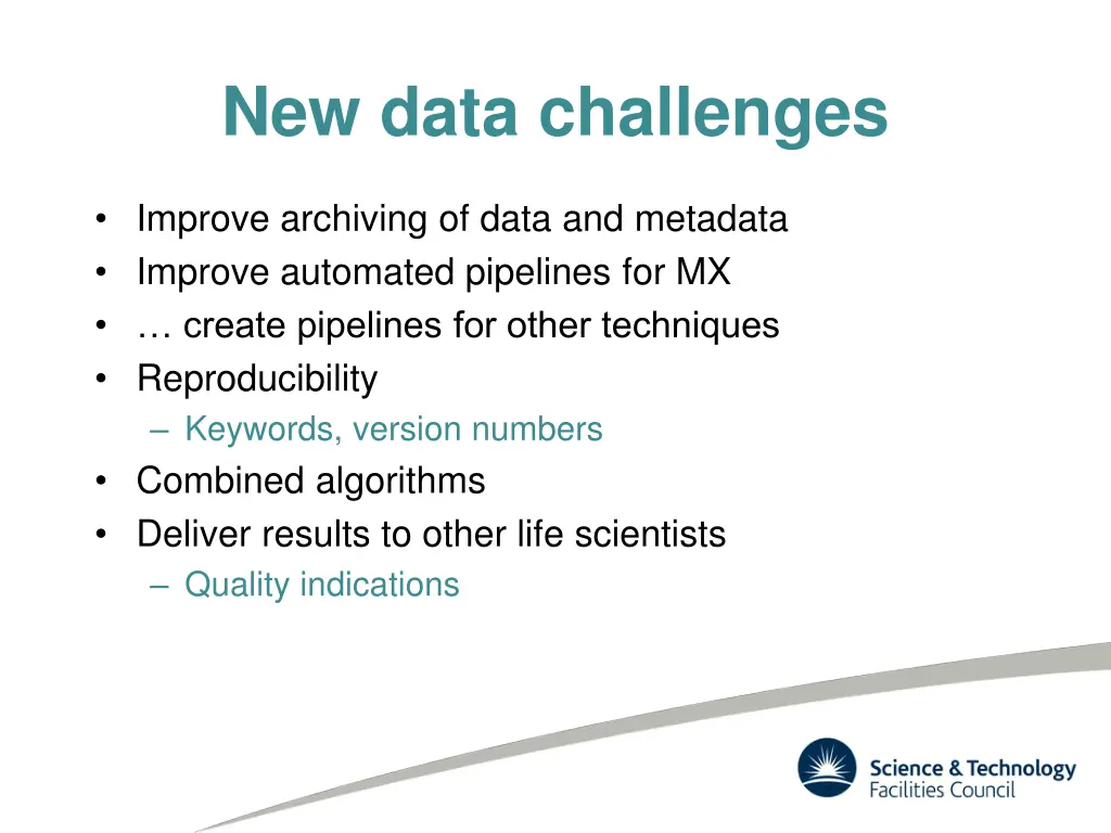 new data challenges