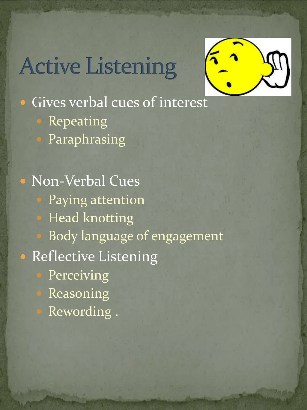 active listening