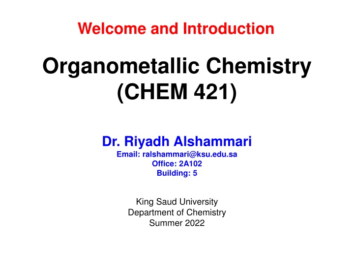 welcome and introduction