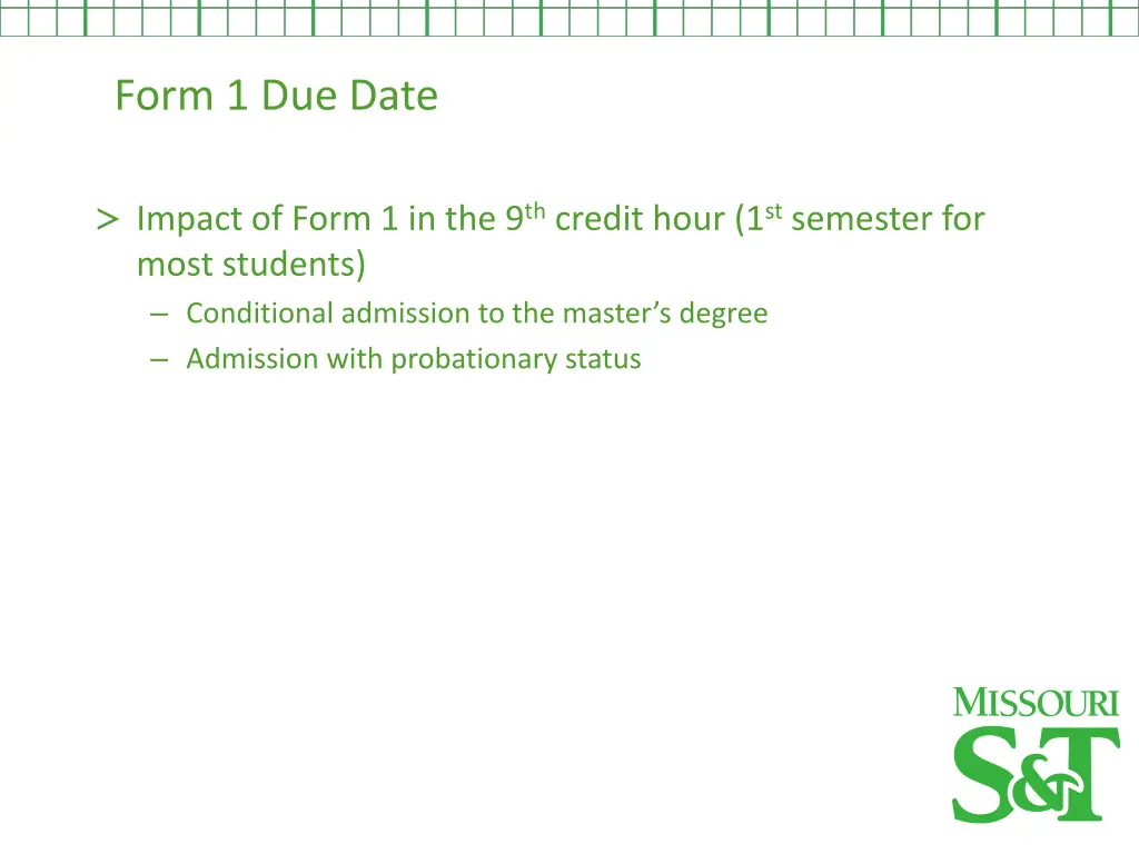 form 1 due date
