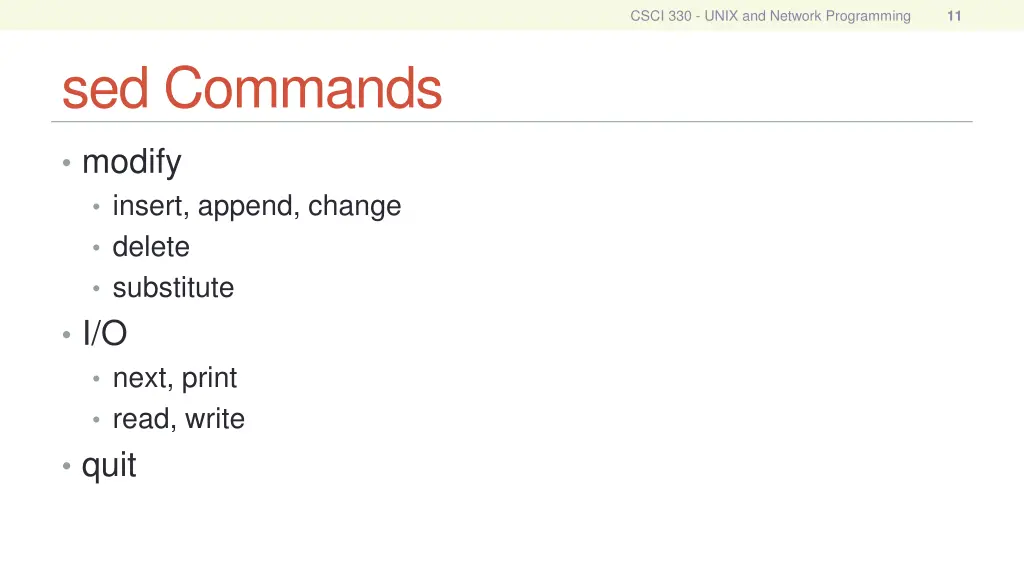 csci 330 unix and network programming 10