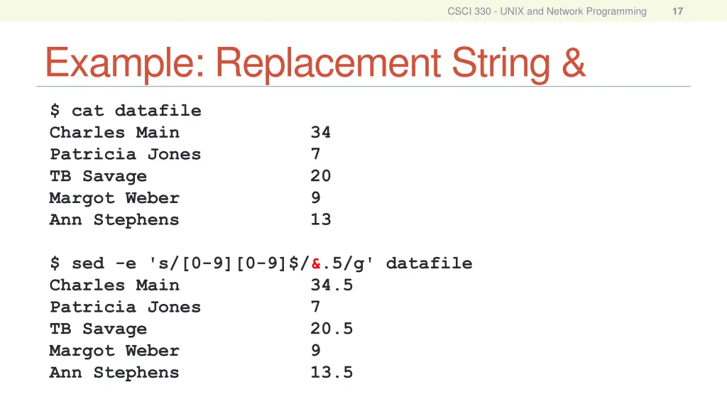 csci 330 unix and network programming 16