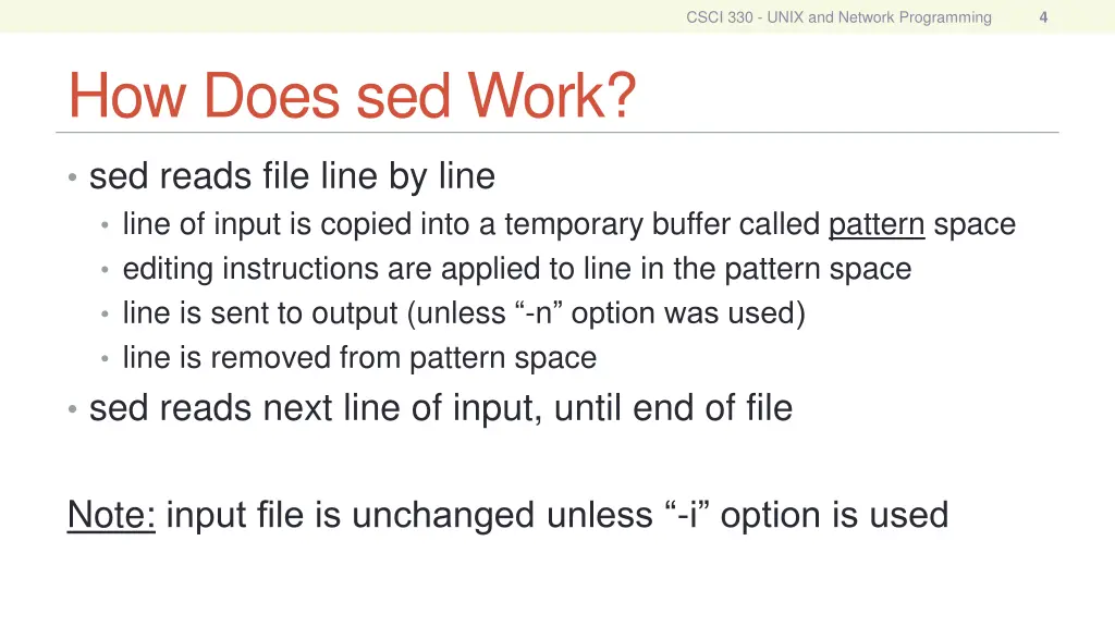 csci 330 unix and network programming 3