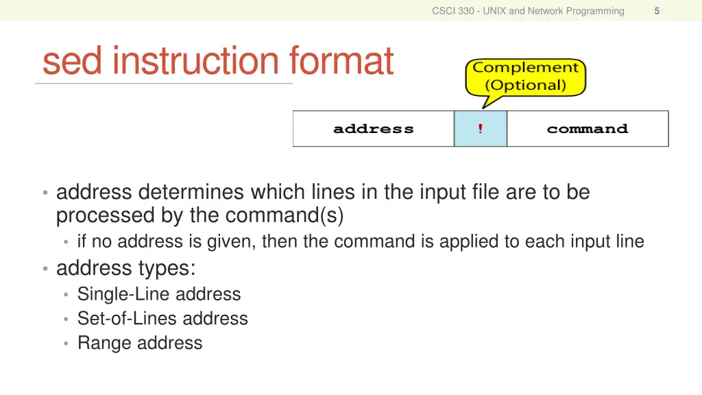 csci 330 unix and network programming 4