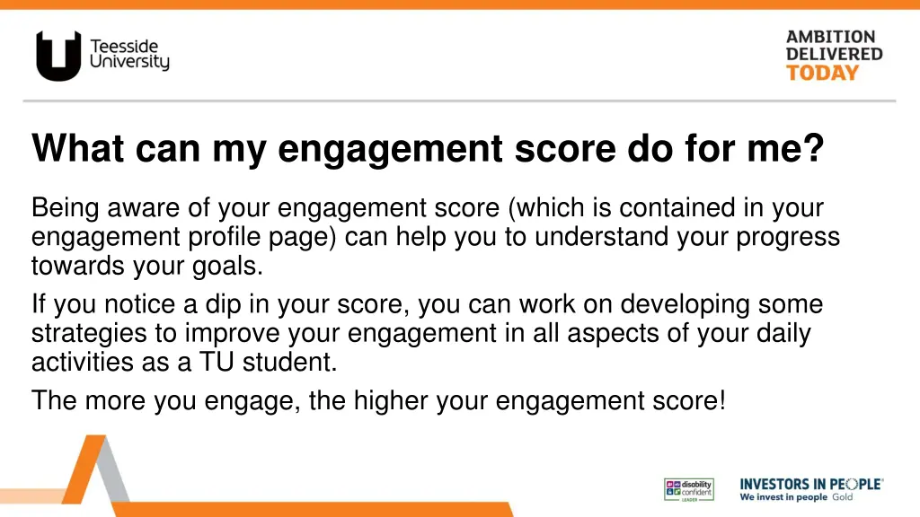 what can my engagement score do for me