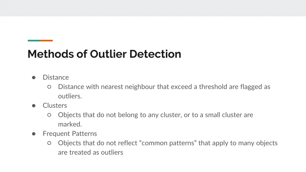 methods of outlier detection 1