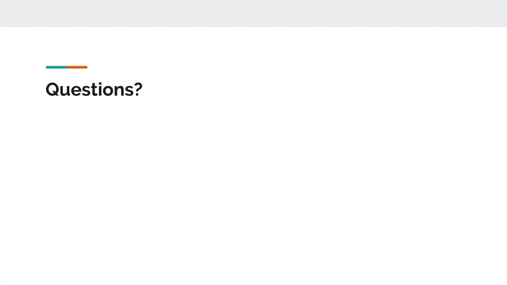 questions