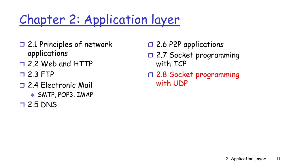 chapter 2 application layer