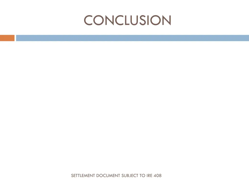 conclusion