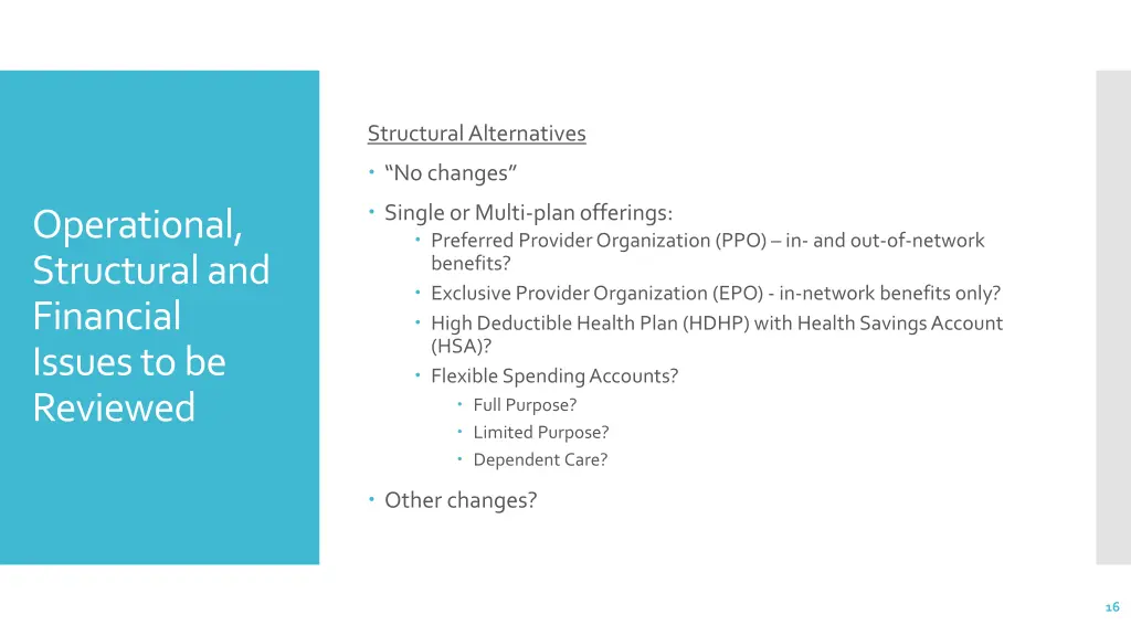 structural alternatives