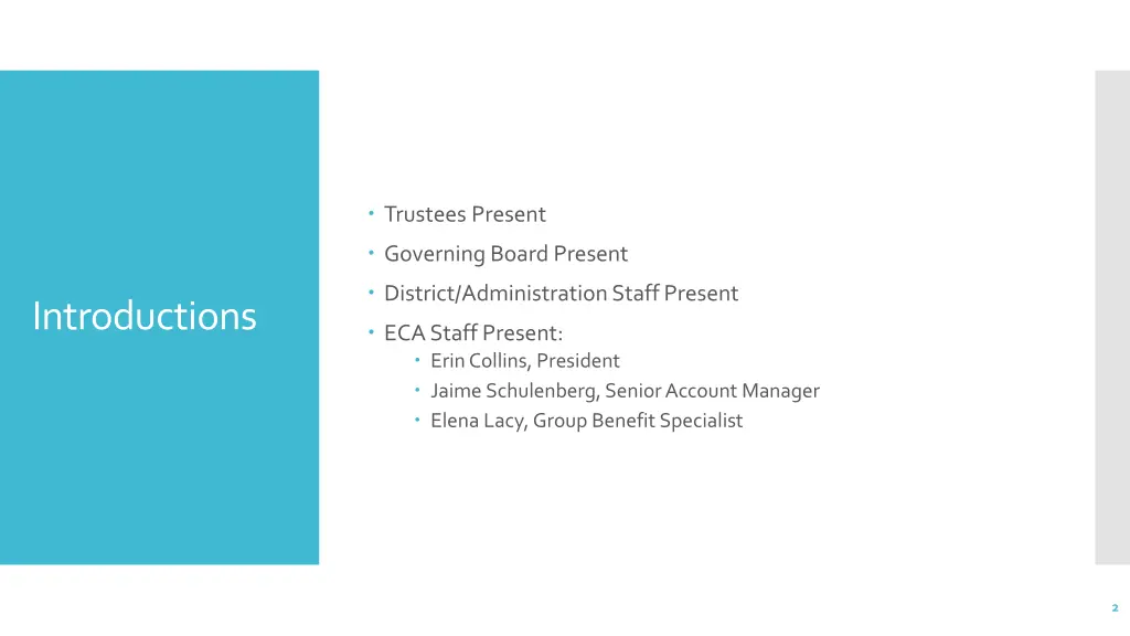 trustees present
