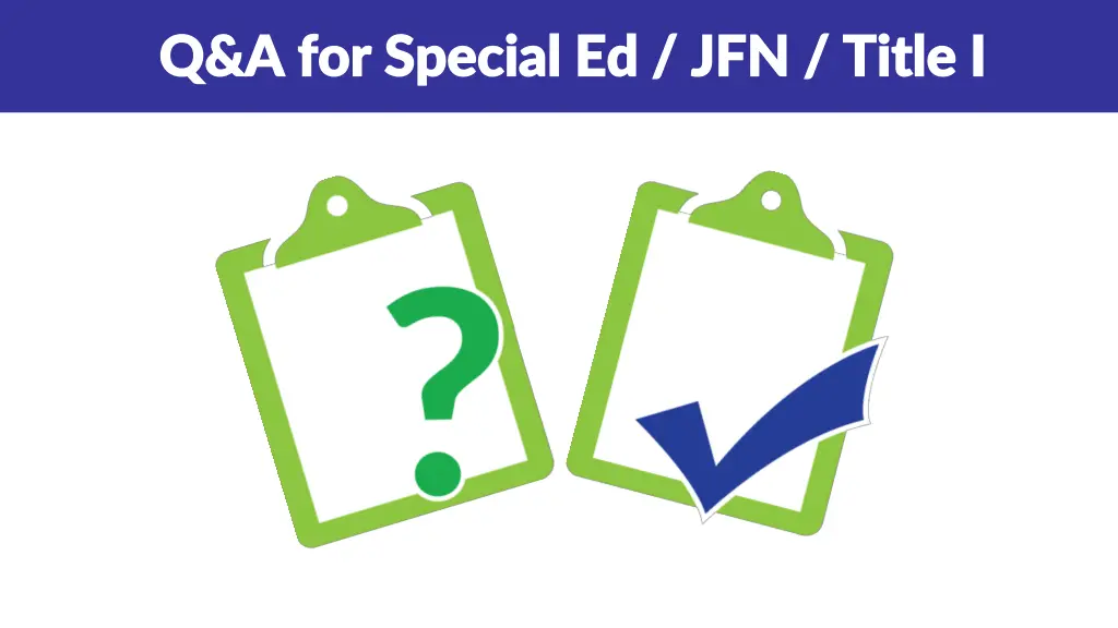 q a for special ed jfn title i q a for special