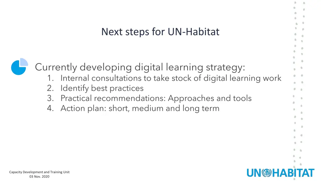 next steps for un habitat