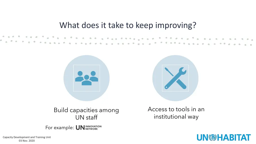 what does it take to keep improving