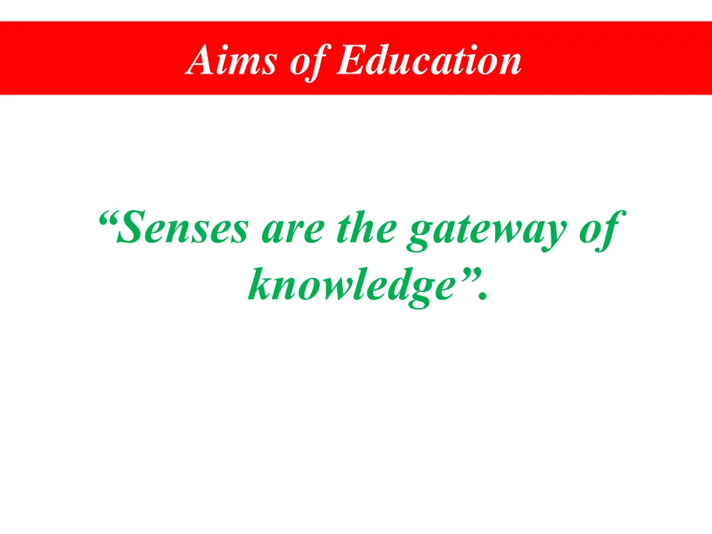 aims of education 1