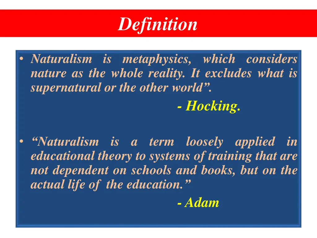 definition