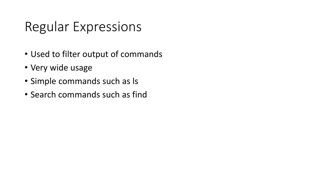 regular expressions