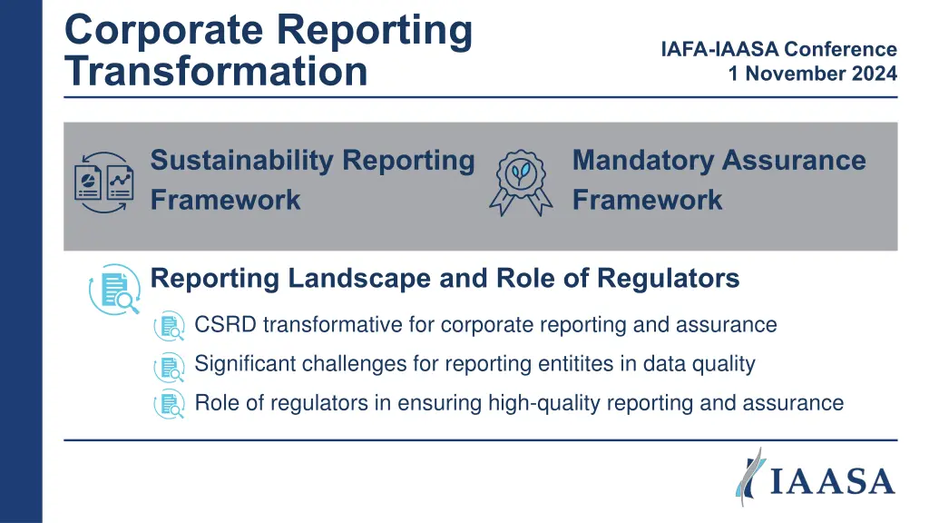 corporate reporting transformation