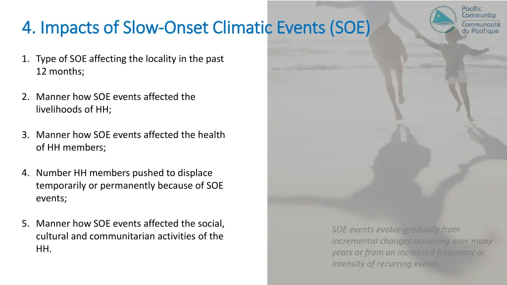 4 impacts of slow 4 impacts of slow onset