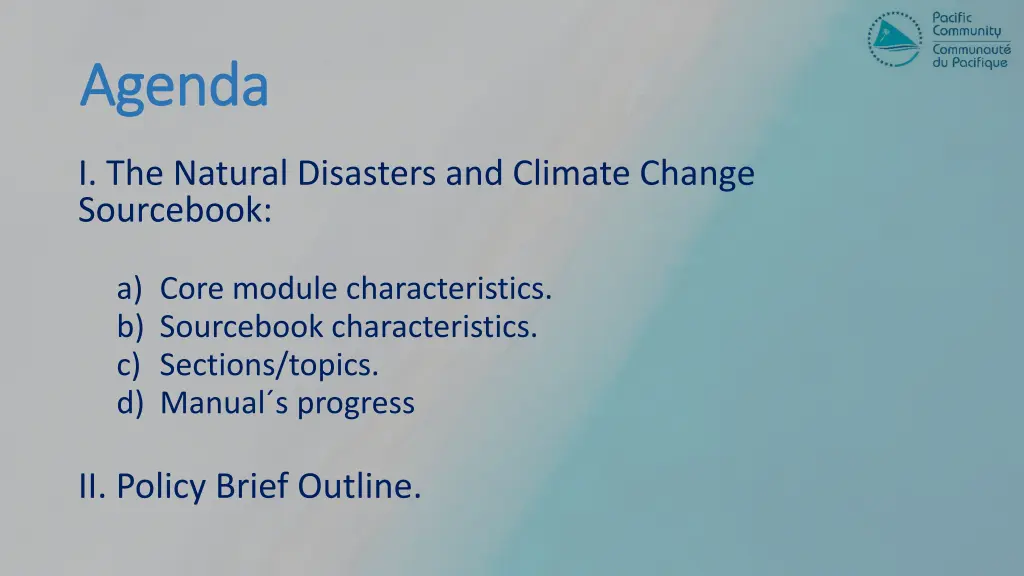 agenda agenda