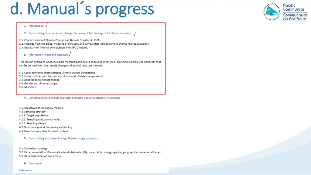 d manual d manual s progress