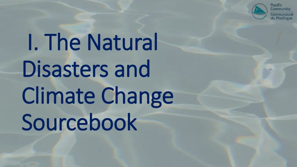 i the natural i the natural disasters