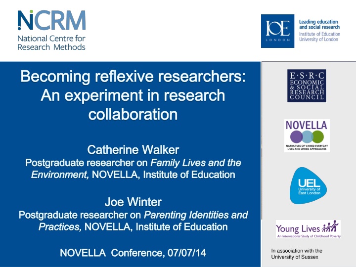 becoming reflexive researchers an experiment