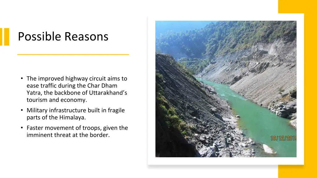 possible reasons