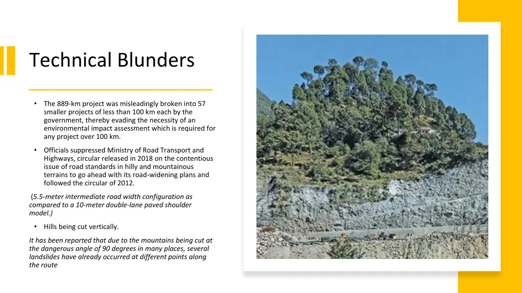 technical blunders