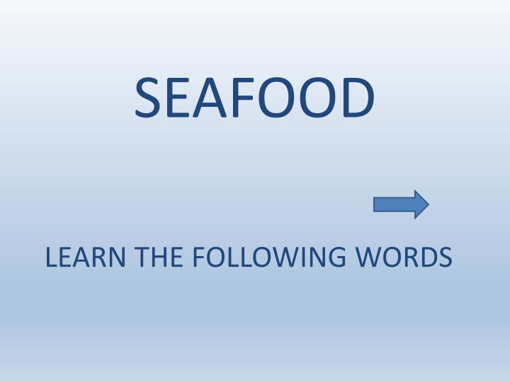 seafood
