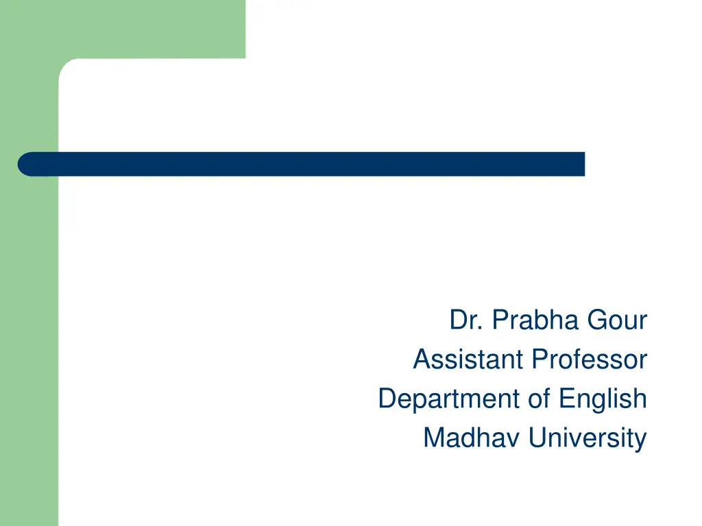 dr prabha gour assistant professor department