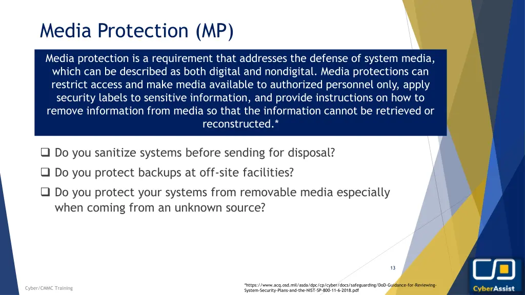 media protection mp