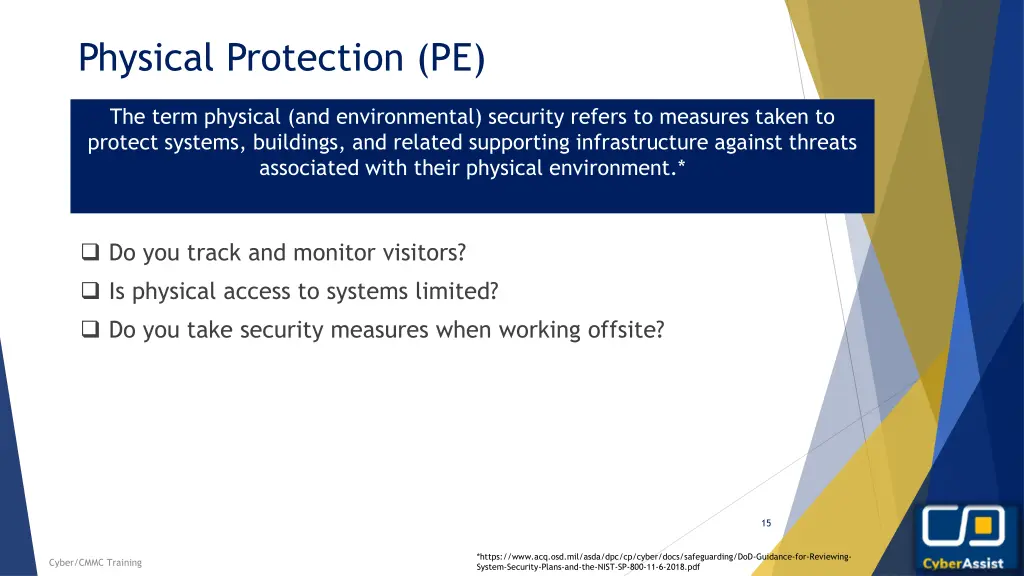 physical protection pe