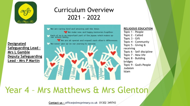 curriculum overview 2021 2022