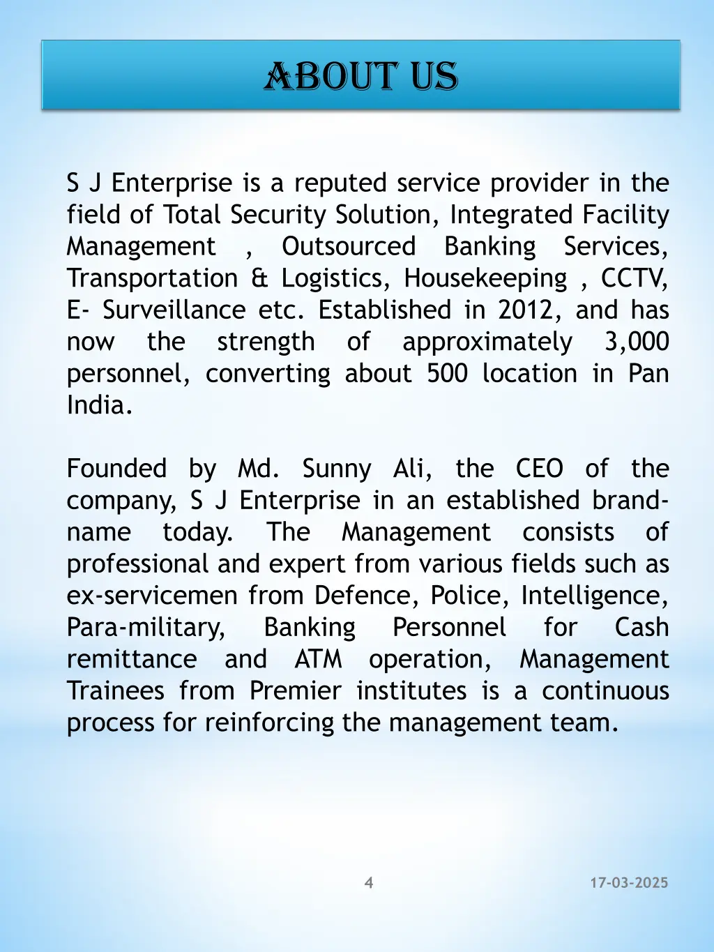 about us
