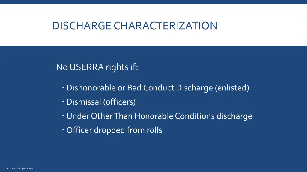 discharge characterization
