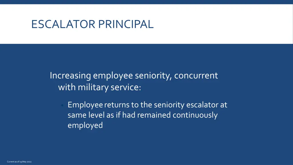 escalator principal
