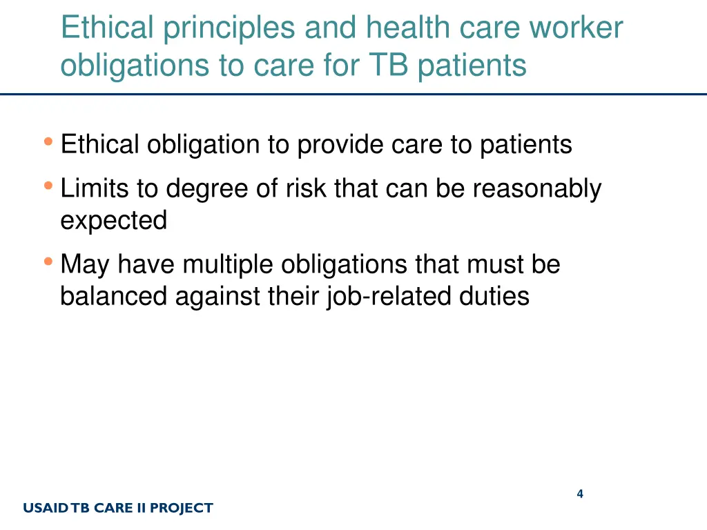 ethical principles and health care worker